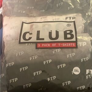FTP x Pro Club 2XL collab 3pk of tshirts
